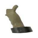 ERGO Tactical Deluxe SureGrip AR-15, LR-308 Pistol Grip with Palm Shelf Overmolded Rubber Flat Dark Earth - Ergo