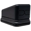 Faxon Modular Extended Magazine Base Pad for Glock 19 Magazines 9mm +3 Aluminum Black - Faxon
