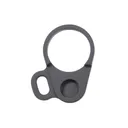GG&G Fixed Stock AR-15, LR-308 End Plate with RH Sling Loop Aluminum Matte - Gg&G