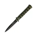 Cold Steel Ti-Lite Pocket Knife 4" Spear Point AUS-8 Black Blade Zy-Ex Handle OD Green - Cold Steel