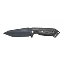 Camillus Camillus Fixed Blade Fixed Blade Knife 3.75" Tanto Point AUS-8 Black Titanium Carbonitride Blade Micarta Handle Black - Camillus