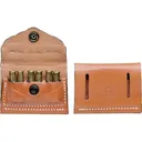 DeSantis Gunhide 2x2x2 Cartridge Belt Slide Ambidextrous .38 Special/.357 Magnum Leather Tan - DeSantis Holsters