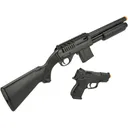 Mossberg 590 Tactical Airsoft Shotgun & Airsoft Pistol 6mm BB Kit Spring Powered Single Shot Black - Mossberg