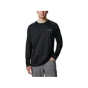 Columbia Men's PFG Solar Stream Long Sleeve Crew Neck Shirt Black 2XL - Columbia