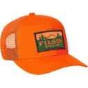 Filson Men's Logger Mesh Hat Blaze Orange One Size Fits Most - Filson