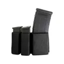 Esstac KYWI Short 1+2 Side by Side AR-15 and Pistol Magazine Pouch Nylon Black - Esstac