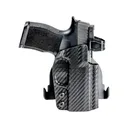 Rounded Paddle OWB Holster Left Hand Smith & Wesson Bodyguard 2.0 Kydex Carbon Fiber - Rounded Gear