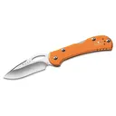 Buck Knives 726 Mini Spitfire Pocket Knife 2.75" Drop Point 420HC Satin Blade Aluminum Handle Orange - Buck Knives