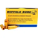 Buffalo Bore Low Recoil 45 ACP Ammo 160 Grain Barnes TAC-XP Solid Hollow Point Lead Free Box of 20 - Buffalo Bore Ammunition