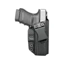 Rounded IWB Holster Right Hand Glock 29, 30, 30S Kydex Carbon Fiber - Rounded