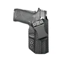 Rounded IWB Holster Right Hand S&W M&P Shield EZ 380 ACP Kydex Carbon Fiber - Rounded
