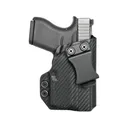 Rounded IWB Holster Right Hand Glock 43, 43X, 43X MOS with Streamlight TLR-6 Kydex Carbon Fiber - Rounded