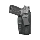 Rounded IWB Holster Right Hand S&W M&P, M&P 2.0 Kydex Carbon Fiber - Rounded