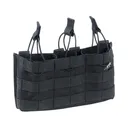 Tasmanian Tiger 3 SGL BEL MKII Double AR-15 MOLLE Magazine Pouch Shingle Black - Tasmanian Tiger