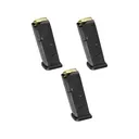 Magpul PMAG GL9 Magazine for Glock 17, 17L, 18, 19, 19x, 26, 34, 47, 49 9mm Luger 10-Round Polymer Black 3PK - Magpul Industries