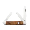 Bear & Son Heritage Stockman Pocket Knife 2.375" Clip, Sheepfoot, and Pen 1095 Satin Blade Walnut Handle - Bear & Son