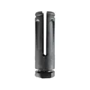 KAK 4 Prong Flash Hider 1/2"-28 Steel Black - Kak