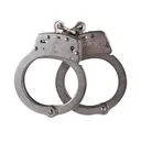 Smith & Wesson Model 100 M&P Lever Lock Standard Chain Handcuffs Steel Nickel Finish - Smith and Wesson