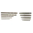 Hanson Screw Extractor and Drill Bit Set 10 Piece - Hanson