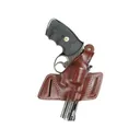 Triple K 420 Secret Agent OWB Holster Right Hand S&W J Frame with Hammer Leather Walnut - Triple K