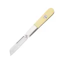 Bear & Son C3180 Folding Knife 3.75" Wharncliffe 1095 Satin Blade Delrin Handle Yellow - Bear & Son