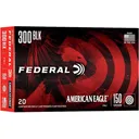 Federal American Eagle 300 AAC Blackout Ammo 150 Grain Full Metal Jacket Case of 500 (25 Boxes of 20) - Federal Premium