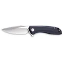 CIVIVI Baklash Pocket Knife 3.5" Drop Point 9Cr18MoV Satin Blade G-10 Handle Black - Civivi