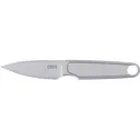 CRKT HangTi Fixed Blade Knife 1.68" Drop Point Titanium Bead Blasted Blade Titanium Handle Silver - Crkt
