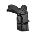 Rounded IWB Holster Right Hand Ruger SR22 with Rail Kydex Black - Rounded