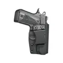 Rounded IWB Holster Right Hand Kimber Micro 9 Kydex Black - Rounded