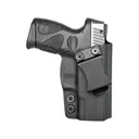 Rounded IWB Holster Right Hand Taurus PT111, PT140, G2, G2C Kydex Black - Rounded
