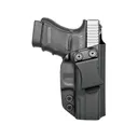 Rounded IWB Holster Right Hand Glock 29, 30, 30S Kydex Black - Rounded