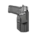 Rounded IWB Holster Right Hand S&W M&P Shield EZ 380 ACP Kydex Black - Rounded
