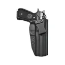 Rounded IWB Holster Right Hand Beretta 92, 92F, 92FS, 96 Kydex Black - Rounded