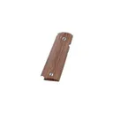 Hogue Fancy Hardwood Grips for 1911 Government, Commander Ambidextrous Safety Cut Checkered Pau Ferro - Hogue