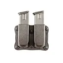 DeSantis Pegasus Quantico Double Stack Double Magazine Pouch Ambidextrous for Glock 43 Kydex Black - DeSantis Holsters