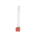 Arredondo Checkered Extended Magazine Base Pad +5 for Glock 19, 23 Nylon Red and 10% Extra Power Spring - Arredondo