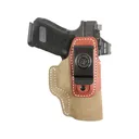 DeSantis Gunhide Transit IWB Holster Ambidextrous Glock 42, 43, Kahr CW45, P45, P40, P9, CW9, CM45, PM40, MK40, CM40, PM9, MK9, CM9, Ruger LC9 Leather Natural - DeSantis Holsters