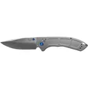 Benchmade Narrows Pocket Knife 3.44" Drop Point Bohler M390 Satin Blade Titanium Handle Gray - Benchmade