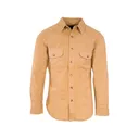 MidwayUSA Men's Chamois Long Sleeve Shirt Buckskin 2XL - Midwayusa