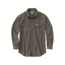 Carhartt Men's Loose Fit Midweight Chambray Long Sleeve Shirt Black Chambray XL - Carhartt