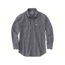 Carhartt Men's Loose Fit Midweight Chambray Long Sleeve Shirt Denim Blue Chambray XL - Carhartt