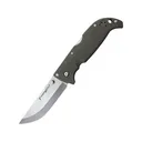Cold Steel Finn Wolf Pocket Knife 3.5" Drop Point AUS-8 Satin Blade Griv-Ex Handle OD Green - Cold Steel