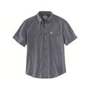 Carhartt Men's Loose Fit Midweight Chambray Short Sleeve Shirt Denim Blue Chambray 3XL - Carhartt