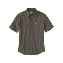 Carhartt Men's Loose Fit Midweight Chambray Short Sleeve Shirt Black Chambray 3XL - Carhartt