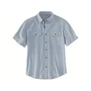 Carhartt Men's Loose Fit Midweight Chambray Short Sleeve Shirt Blue Chambray XL Tall - Carhartt
