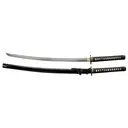 Cold Steel Gold Lion Katana Sword 30" Damascus Steel Blade Ray Skin Handle Black - Cold Steel