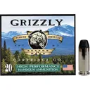 Grizzly Cartridge Bear Load 10mm Auto Ammo 220 Grain Hard Cast Flat Point Box of 20 - Grizzly Cartridge