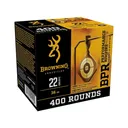 Browning BPR 22LR Ammo 36 Grain Plated Hollow Point Box of 400 - Browning