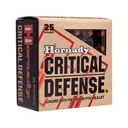 Hornady Critical Defense 357 Magnum Ammo 125 Grain Hornady FTX Polymer Tip Box of 25 - Hornady